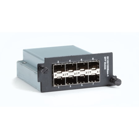 Black Box 8 Port 100/1000Mbps Sfp Module LE2721C